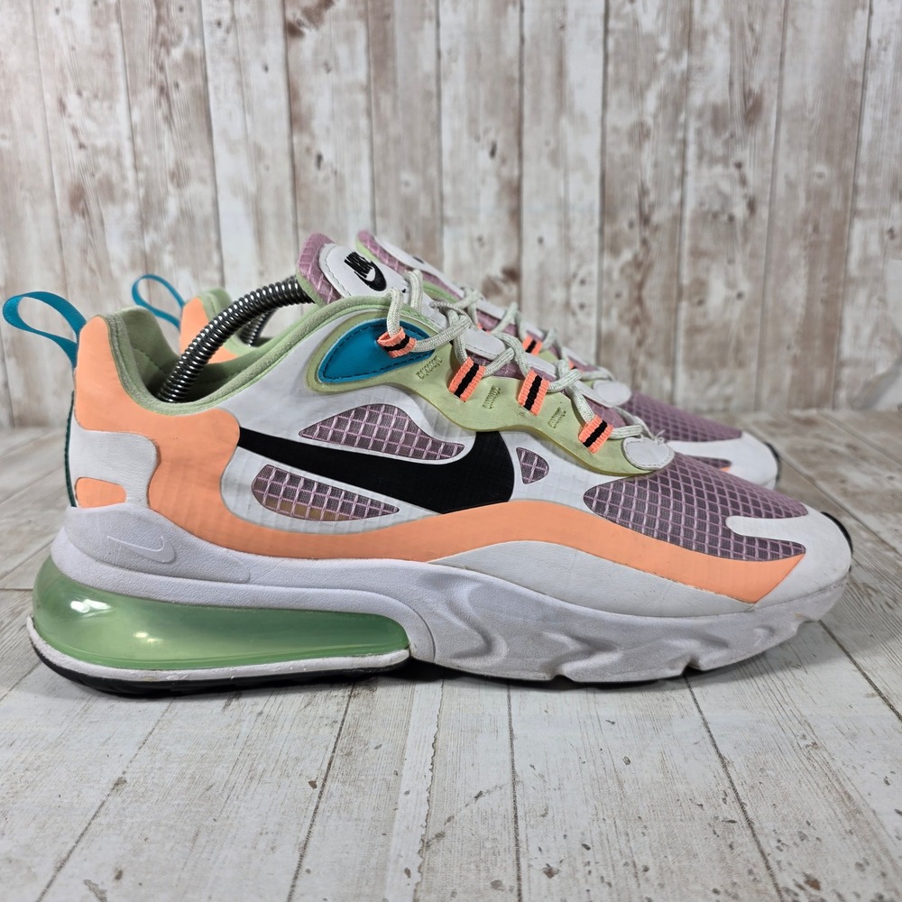 Nike Air Max 270 React Womens 11.5 Oracle Aqua Ghost Green CJ0620-600